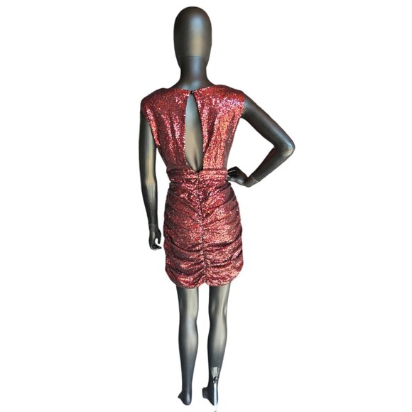 HOMECOMING - Red Sequin Sleeveless - Available - Picture 5 of 7